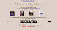 Desktop Screenshot of borzois.com