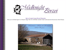 Tablet Screenshot of midknight.borzois.com